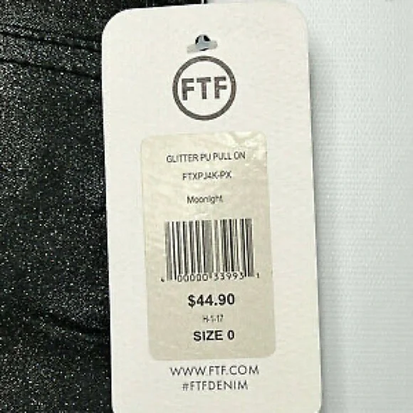 Fashion to figure glitter pull on pants sz 0. 10-12 - Picture 4 of 4